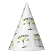 ジンレットマルティーニカクテルレシピアート パーティーハット (左)