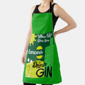 ジン酒 | Love Gin |ホームデコール |バーサービン エプロン (インサイチュ)