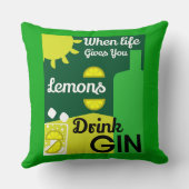 ジン酒 | Love Gin |ホームデコール |バーサービン クッション (裏面)