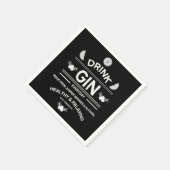 ジン酒 | Love Gin |ホームデコール |バーサービン スタンダードカクテルナプキン (角)