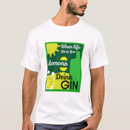 ジン酒 | Love Gin |ホームデコール |バーサービン Tシャツ
