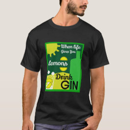 ジン酒 | Love Gin |ホームデコール |バーサービン Tシャツ