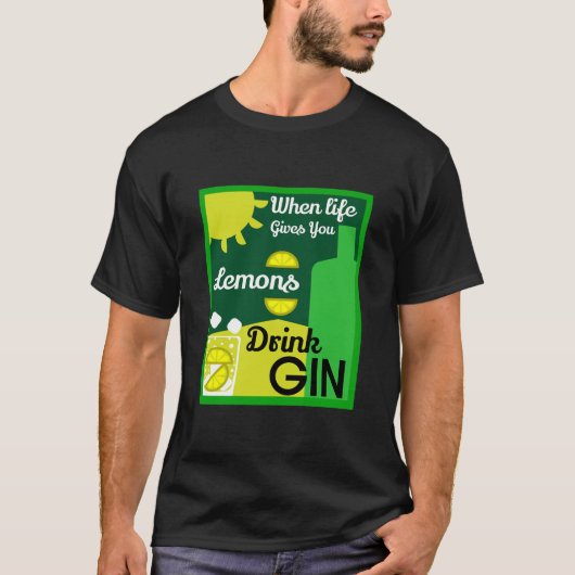 ジン酒 | Love Gin |ホームデコール |バーサービン Tシャツ (正面)