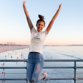 ジン風レディースVネックTシャツ Tシャツ