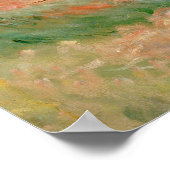 ジヴェルニーでのハイスタック – Claude Monet - 1886 ポスター (角)