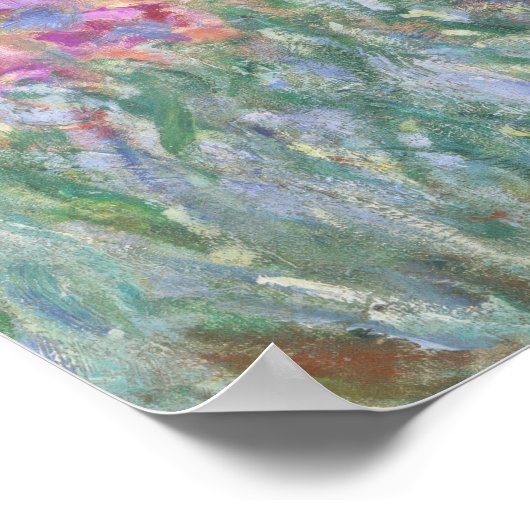 ジヴェルニーのアーティストガーデン1900クロード・モネ有名 ポスター (角)