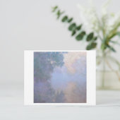 「ジヴェルニーの近くのセーヌ川の朝」クロード・モネ ポストカード (スタンド正面)