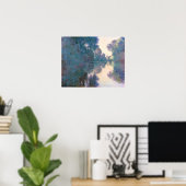 ジヴェルニーの近くのセーヌ川の朝(1897年) ポスター (ホームオフィス)