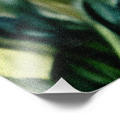 ジヴェルニーの青々としたアガパンツスの花 フォトプリント            (角)