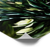 ジヴェルニーの青々としたアガパンツスの花 ポスター (角)