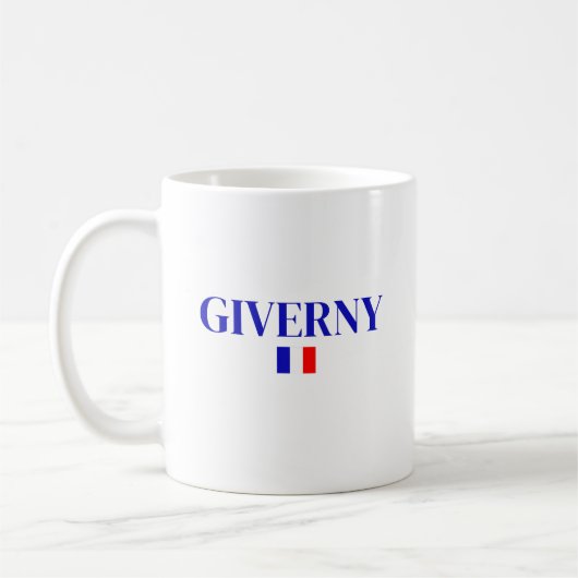 ジヴェルヌフランス コーヒーマグカップ (左)