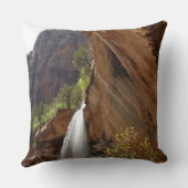 ジーオン国立公園のエメラルドプール滝III クッション (裏面)