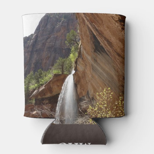 ジーオン国立公園のエメラルドプール滝III 缶クーラー (裏面)