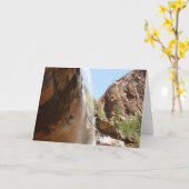 ジーオン国立公園のエメラルドプール秋II カード (黄色い花)