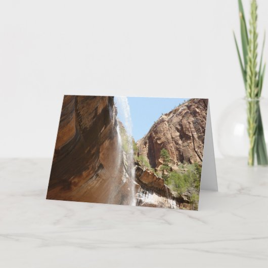 ジーオン国立公園のエメラルドプール秋II カード (正面)