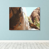 ジーオン国立公園のエメラルドプール秋II キャンバスプリント (インサイチュ (ウッドフロア))