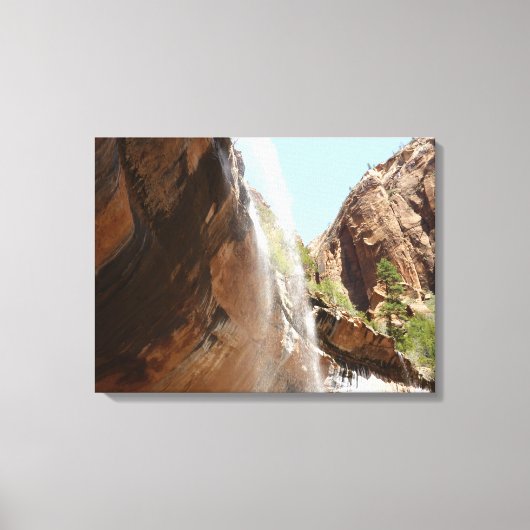 ジーオン国立公園のエメラルドプール秋II キャンバスプリント (正面)