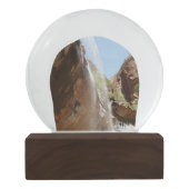 ジーオン国立公園のエメラルドプール秋II スノーグローブ (裏面)