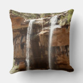 ジーオン国立公園のエメラルドプール秋IV クッション (裏面)