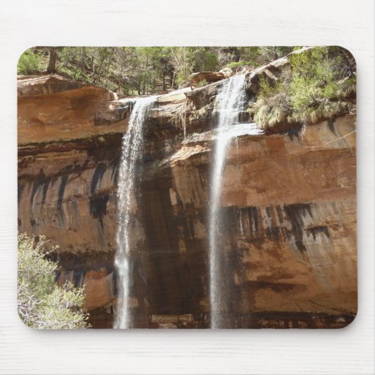 ジーオン国立公園のエメラルドプール秋IV マウスパッド (正面)