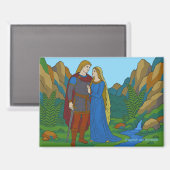 ジークフリートとクリムヒルト マグネット (正面/裏面)