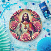 ジーザスフラワー紙プレート! ペーパープレート (パーティー)