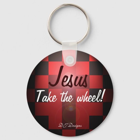 ジーザスTake the Wheel Keychain キーホルダー (正面)