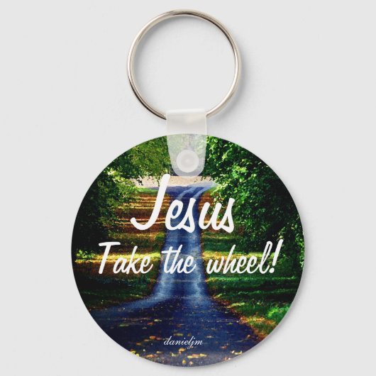 ジーザスTake the Wheel Keychain キーホルダー (正面)