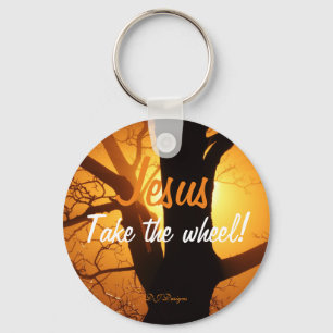 ジーザスTake the Wheel Keychain キーホルダー