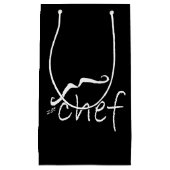 ジーシェフフランスのブラックSGB スモールペーパーバッグ (正面)