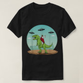 ジースライディングアおもしろい恐竜Bigfoot UFOエイリアンAb Tシャツ (デザイン正面)