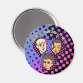 ジーズルイーズカラフルマグネット マグネット (正面/裏面)