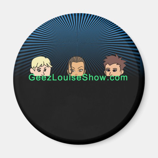 ジーズルイーズ黒磁石 マグネット (正面)