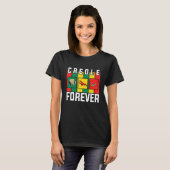 ジーデコ・クレオール大好き!ジーデコ音楽とフェスティバルのファン Tシャツ (正面フル)