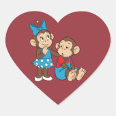 ジーナとミモ：愛と無関心 ハートシール (正面)