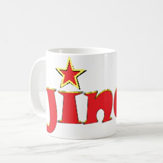 ジーナ! コーヒーマグカップ (正面左)