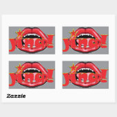 ジーナ！コーヒー 長方形シール (シート)