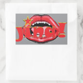 ジーナ！コーヒー 長方形シール (バッグ)