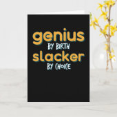ジーニアスバイ誕生スラッカーバイチョイス カード (黄色い花)