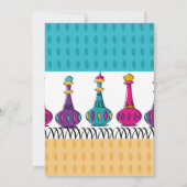 ジーニーとランプの招待状 招待状 (裏面)