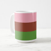 ジーノセクシュアル プライド フラッグ コーヒーマグカップ (正面左)