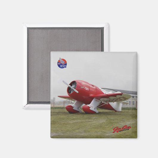 ジービーすごいスポーツスターR-2 2インチスクエアマグネット マグネット (正面/裏面)