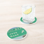 ジープの交通標識のコースター コースター (側面)