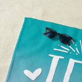 ジープの場所魔法時間のビーチタオル ビーチタオル (インサイチュ)