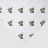 ジープを運転している象の漫画のイラストレーション 薄葉紙 (詳細)