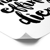 ジームを吹き飛ばすカルペ |アートプリント ポスター (角)