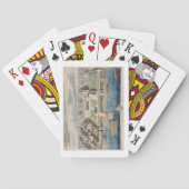 ジーンが刻む繊維のサマセット州の古い家 トランプ (裏面)