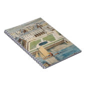 ジーンが刻む繊維のサマセット州の古い家 ノートブック (右側)