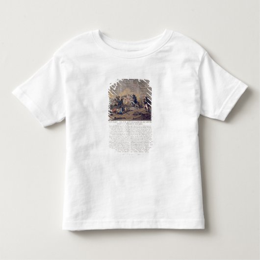 ジーンのバート(1651-1702年)、フランスのな海軍司令官のtaki トドラーTシャツ (正面)