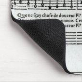 ジーンアントワーヌde Baif著音楽への詩 マウスパッド (コーナー)